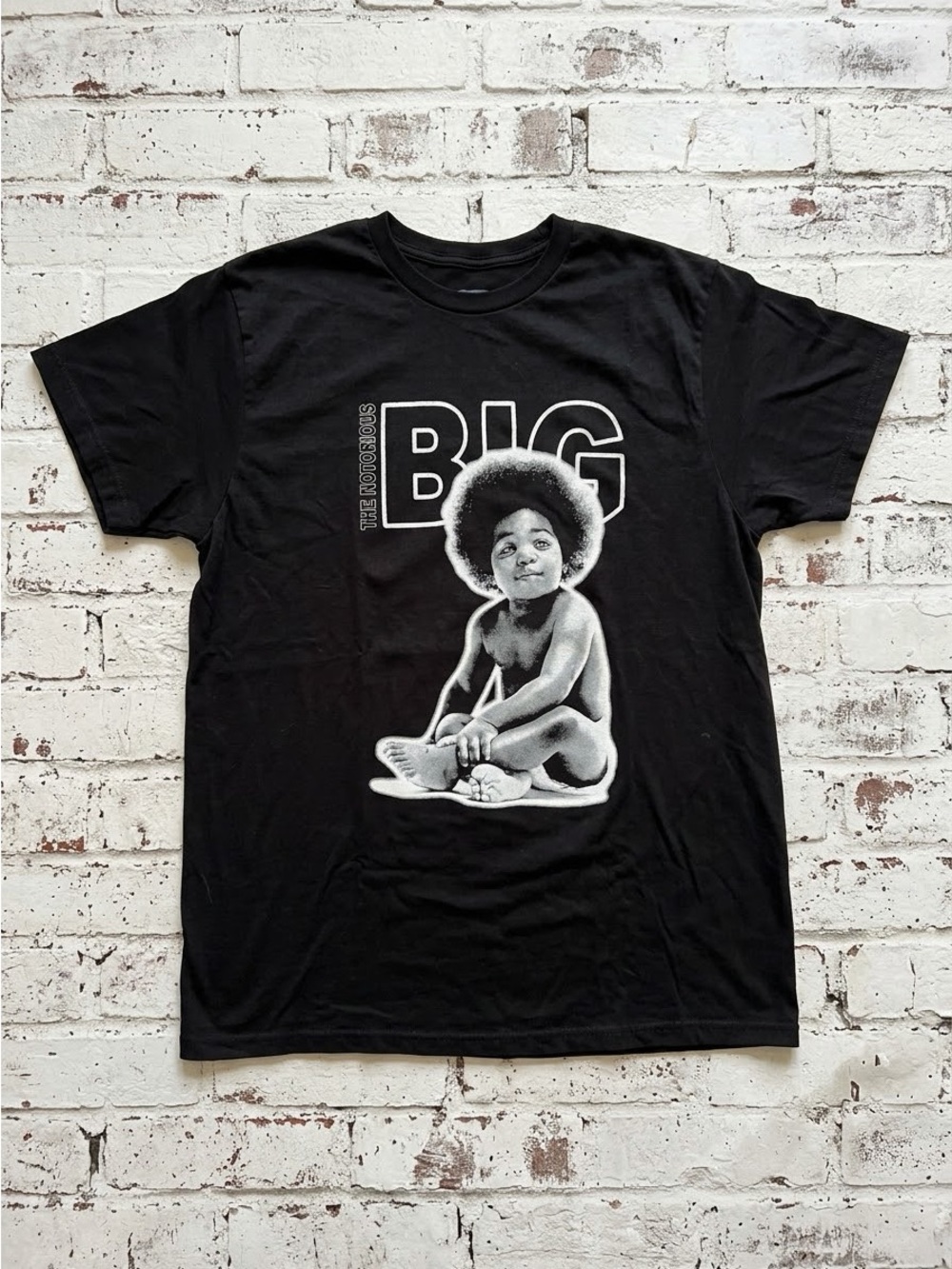 NWT The Notorious B.I.G. Ready to Die Baby Graphic T-Shirt Black Size XL